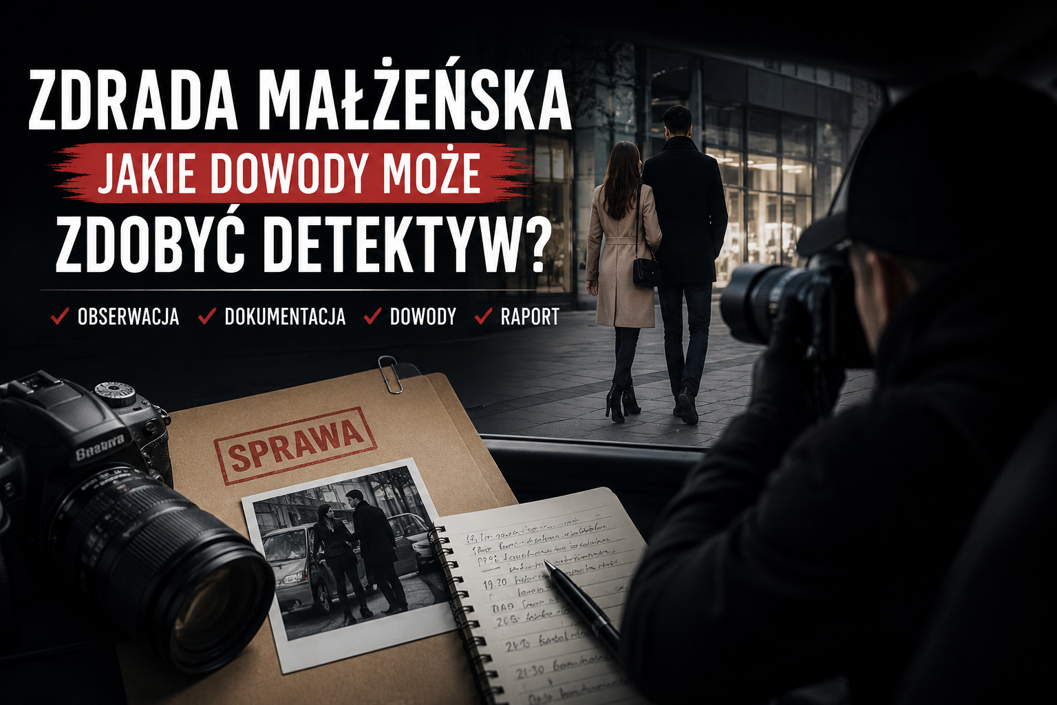 Read more about the article Zdrada małżeńska – jakie dowody może zdobyć detektyw?